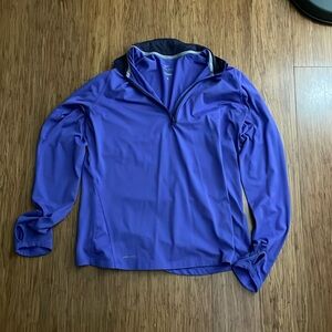 Nike Running Drifit Purple Quarter Zip